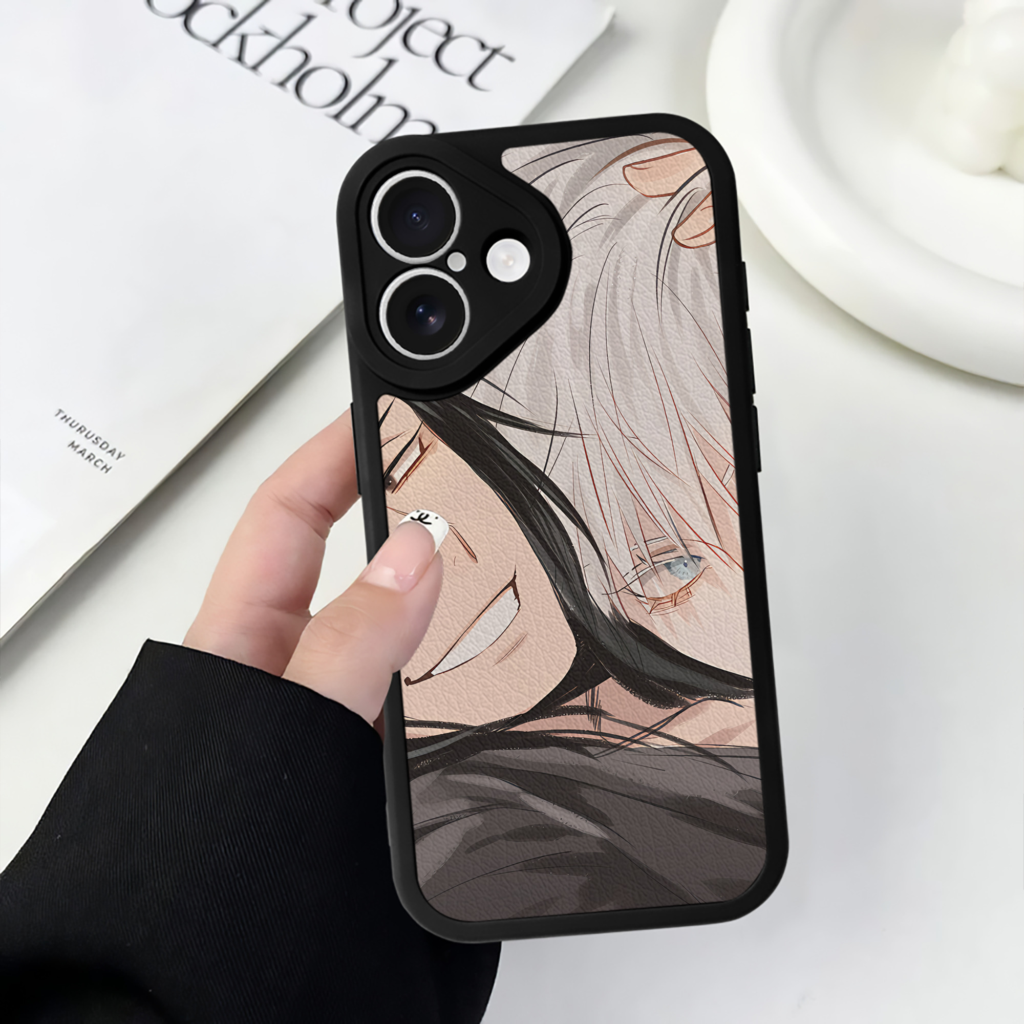 （画像用） SPY×FAMILY间谍家家酒 【iPhone 16シリーズ対応】シリコンスマホケース（レザー調） 材質：シリコン